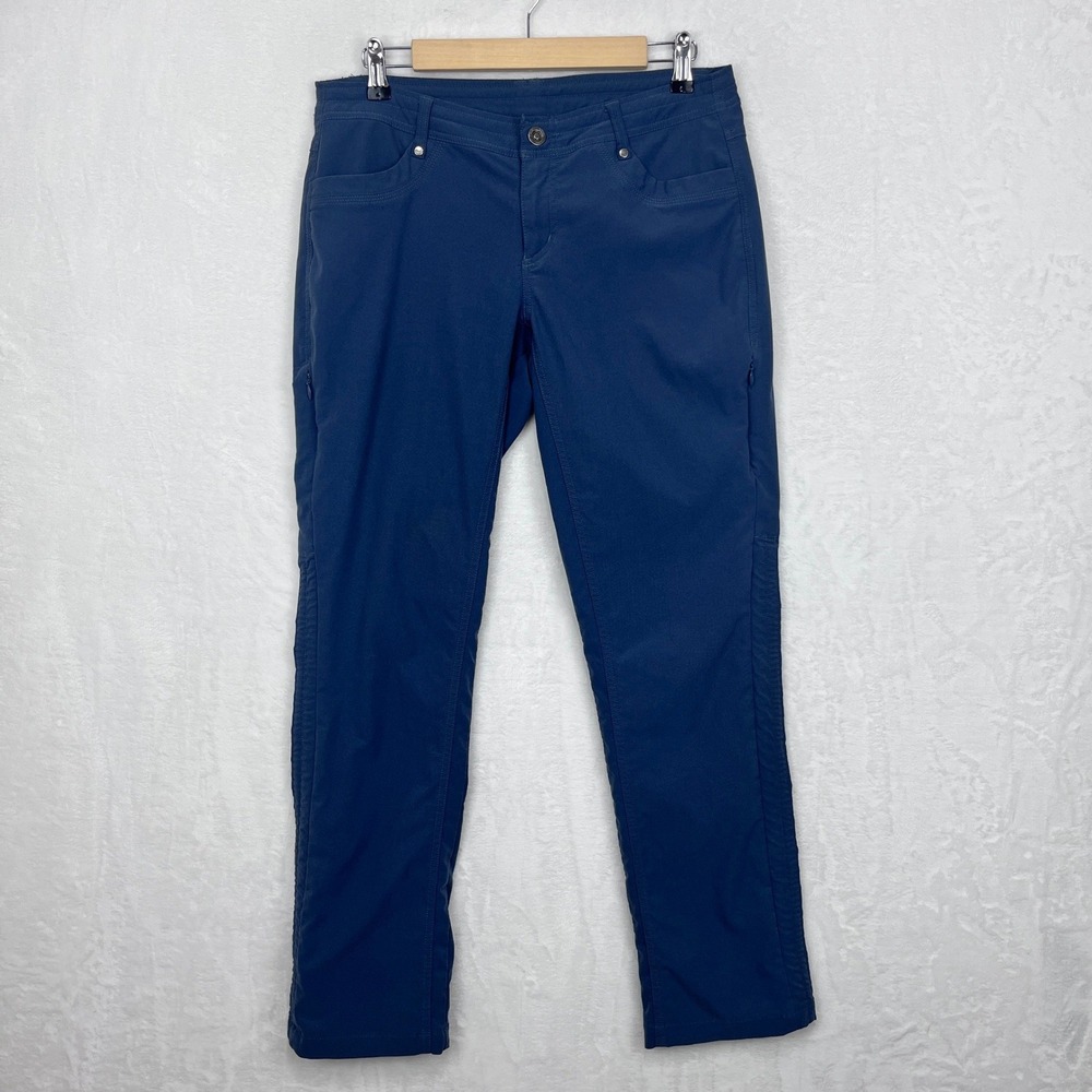 KUHL TREKR Pant Women's sz 8 Reg Blue Hiking Convertible 6235 performance